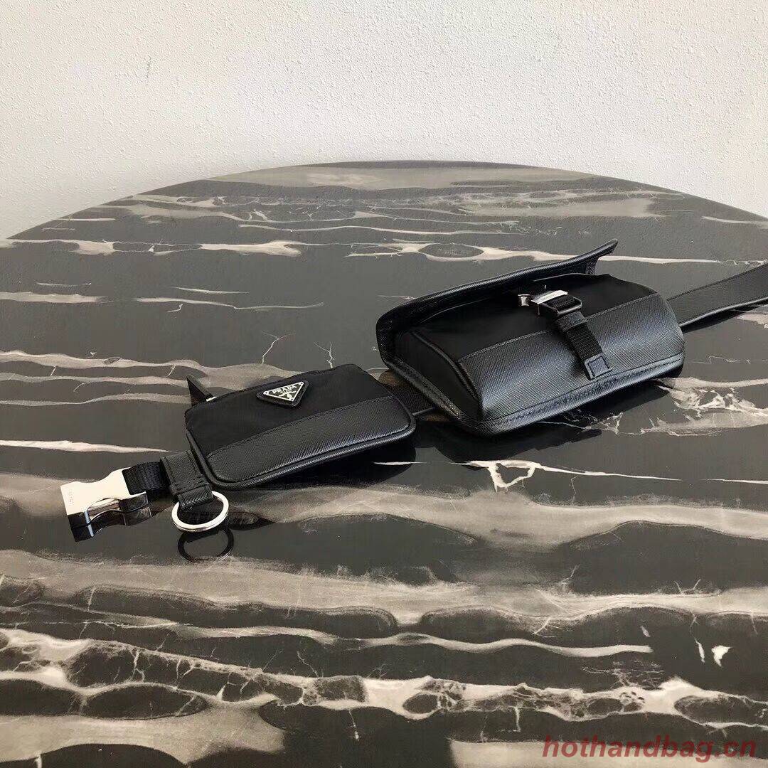 Prada Nylon Pocket 2CM214 black Prada Nylon Pocket 2CM214 black