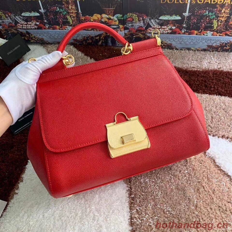Dolce & Gabbana Origianl Leather Bag 4131 red Dolce & Gabbana Origianl Leather Bag 4131 red
