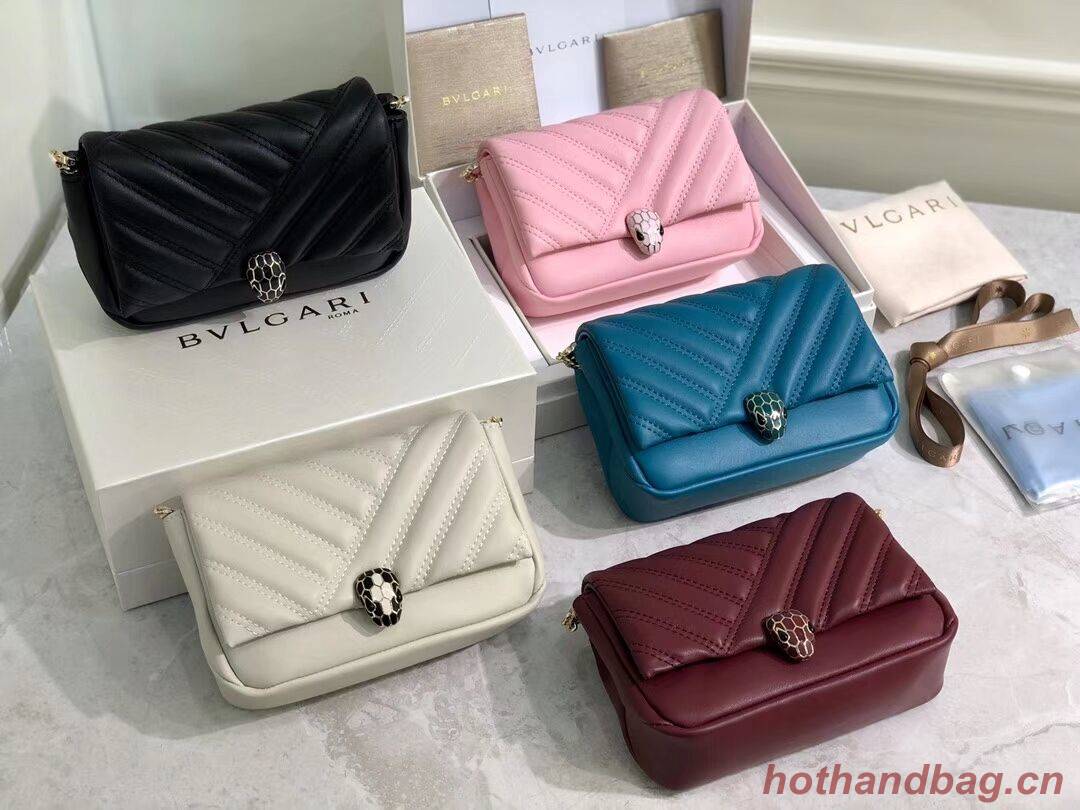 BVLGARI Shoulder Bag Calfskin Leather B288760 pink BVLGARI Shoulder Bag Calfskin Leather B288760 pink