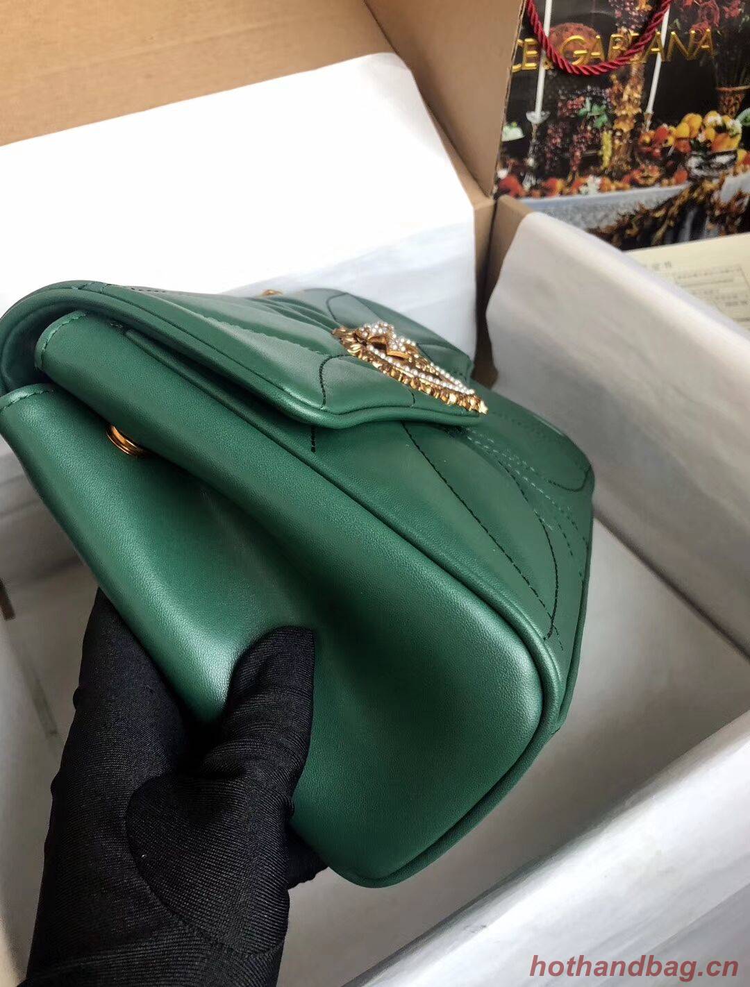 Dolce & Gabbana Origianl Leather Bag 4919 green Dolce & Gabbana Origianl Leather Bag 4919 green
