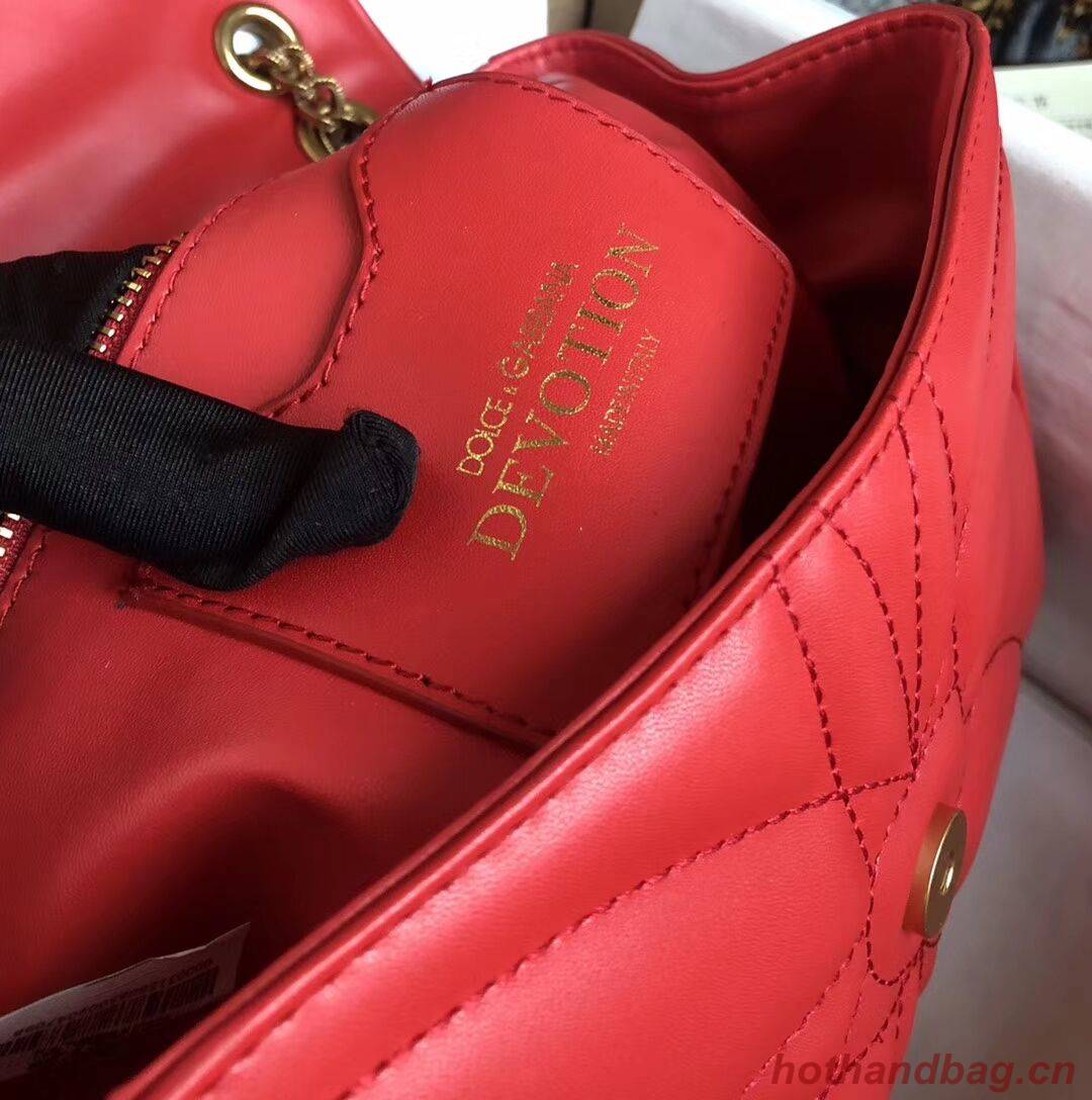 Dolce & Gabbana Origianl Leather Bag 4919 red Dolce & Gabbana Origianl Leather Bag 4919 red
