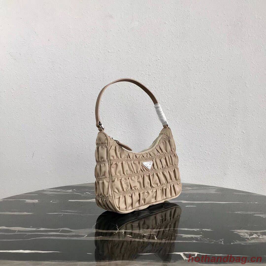 Prada Nylon and Saffiano leather mini bag 1NE204 Apricot Prada Nylon and Saffiano leather mini bag 1NE204 Apricot