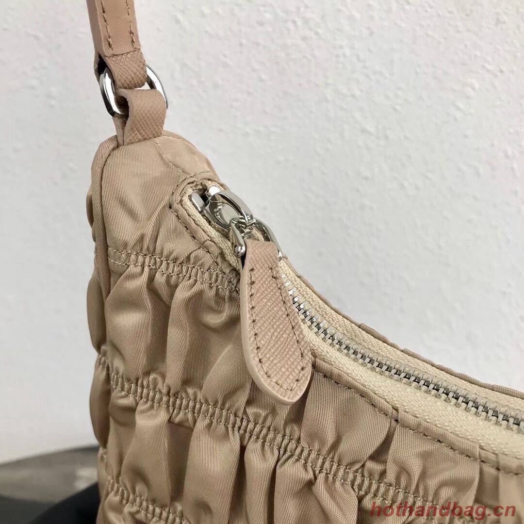 Prada Nylon and Saffiano leather mini bag 1NE204 Apricot Prada Nylon and Saffiano leather mini bag 1NE204 Apricot