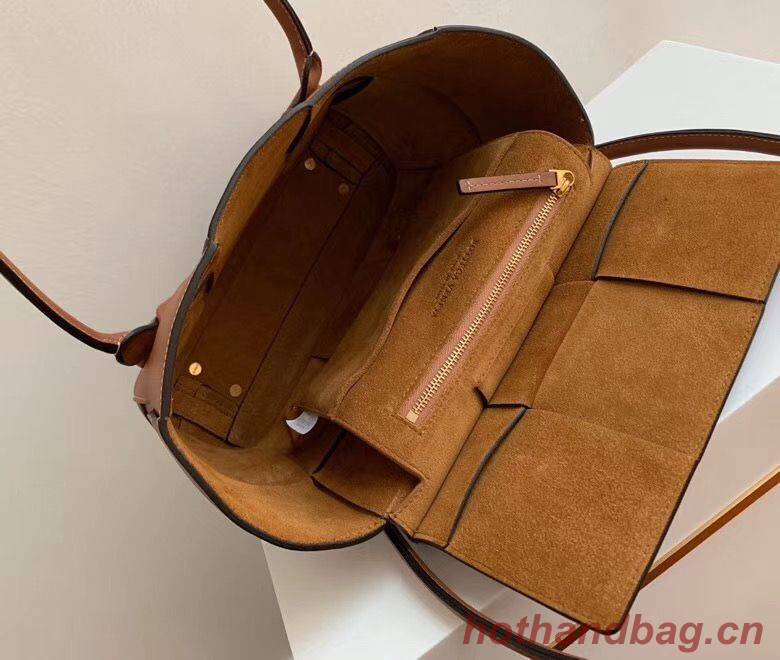 Bottega Veneta Original Weave Leather Arco Top Handle Bag 70013 Brown Bottega Veneta Original Weave Leather Arco Top Handle Bag 70013 Brown