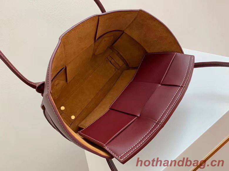 Bottega Veneta Original Weave Leather Arco Top Handle Bag 70013 Wine Bottega Veneta Original Weave Leather Arco Top Handle Bag 70013 Wine