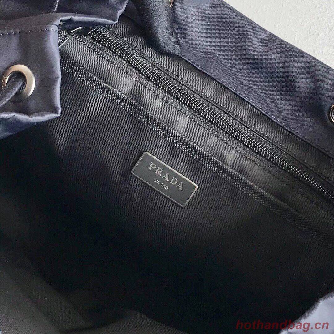 Prada Re-Nylon backpack 1BZ811 black&orange Prada Re-Nylon backpack 1BZ811 black&orange