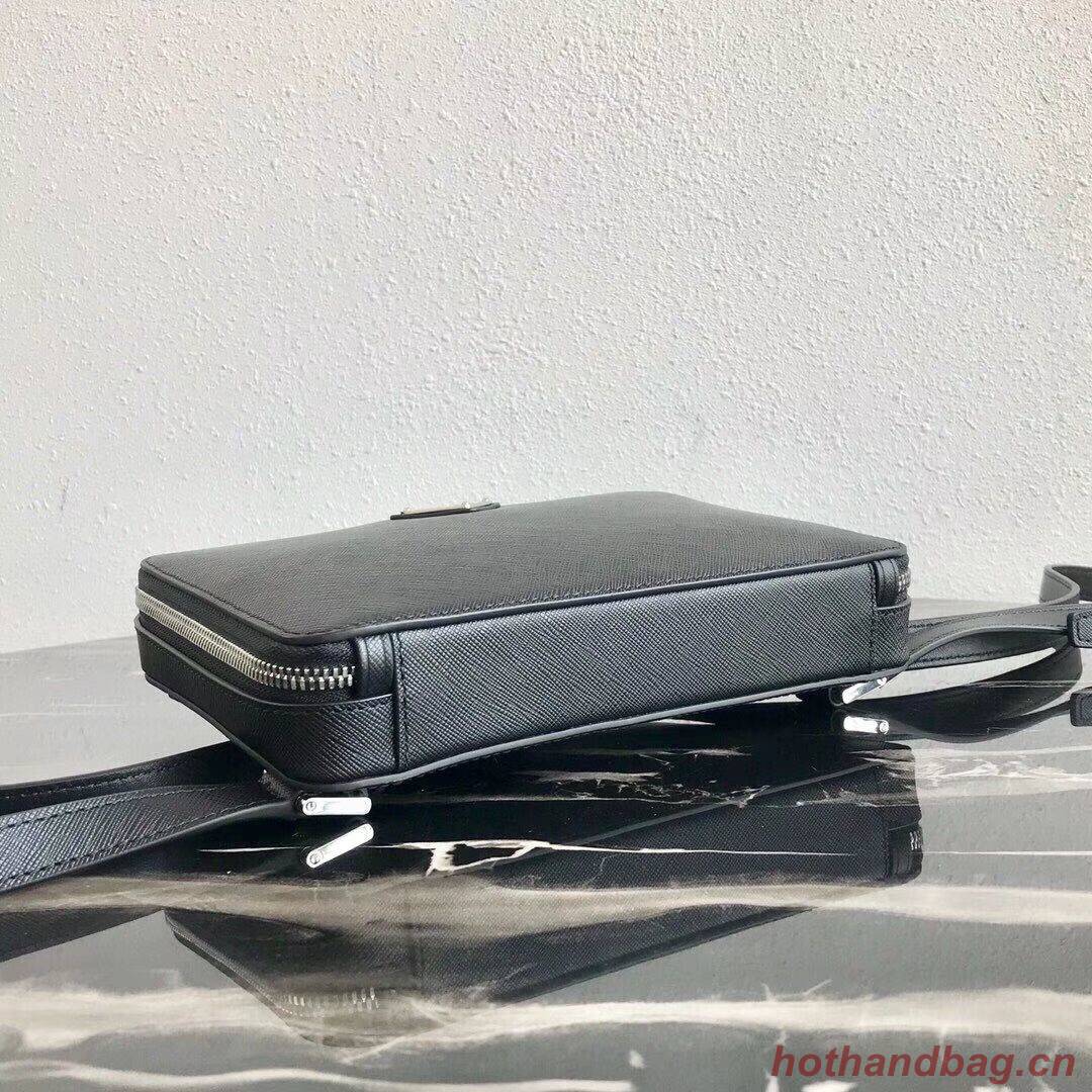 Prada Saffiano leather backpack 2VZ038 black Prada Saffiano leather backpack 2VZ038 black