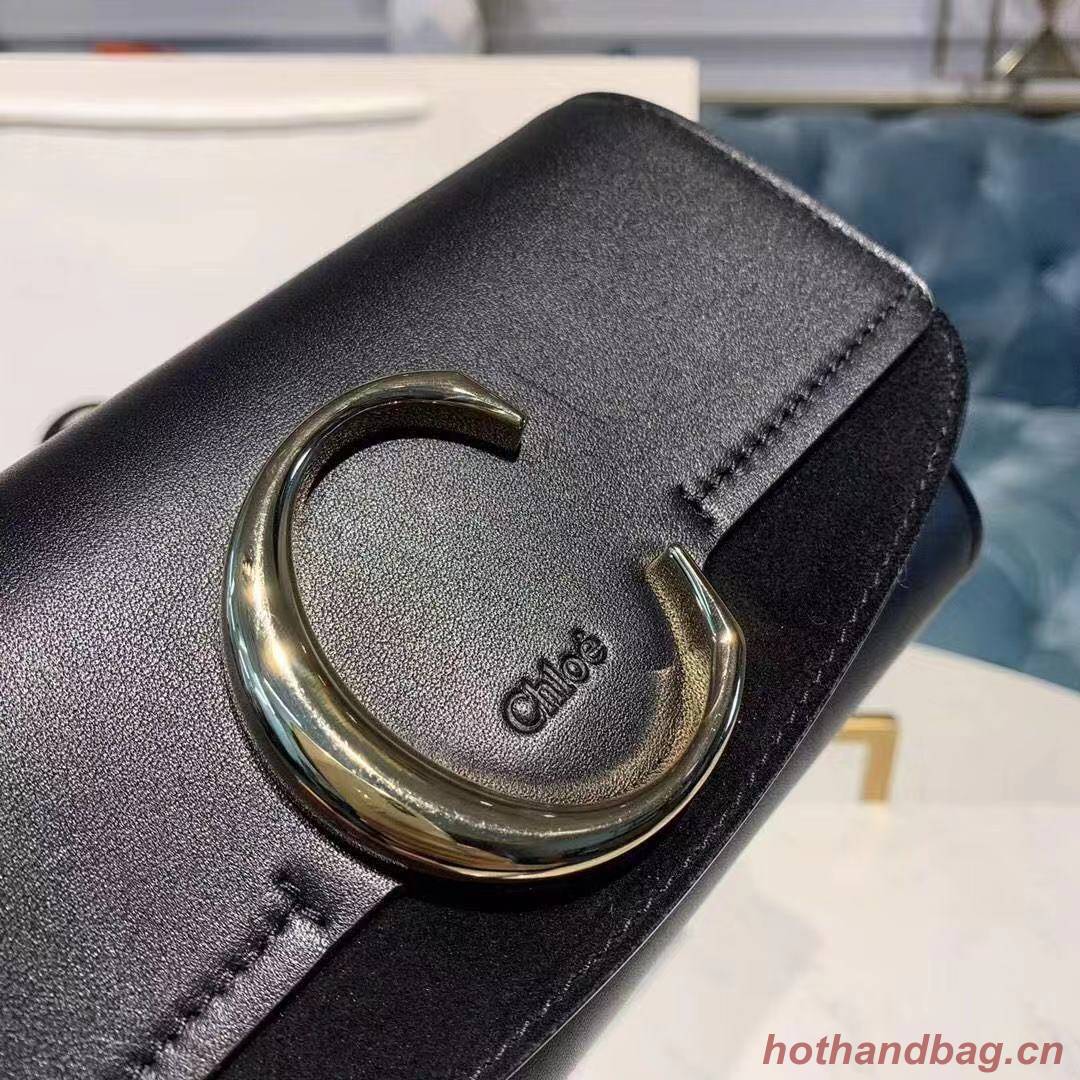 Chloe Original Leather Belt Bag 3S036 black Chloe Original Leather Belt Bag 3S036 black