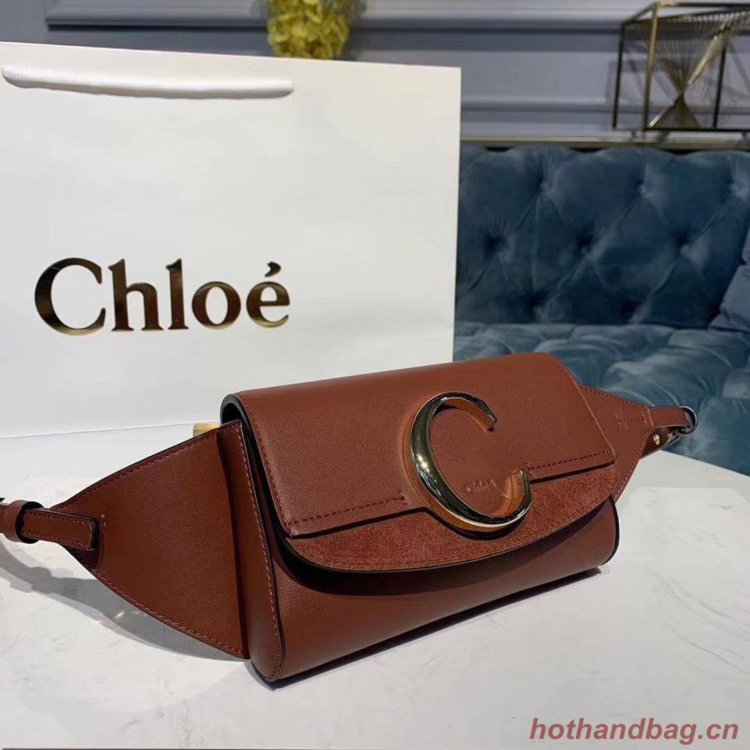 Chloe Original Leather Belt Bag 3S036 brown Chloe Original Leather Belt Bag 3S036 brown