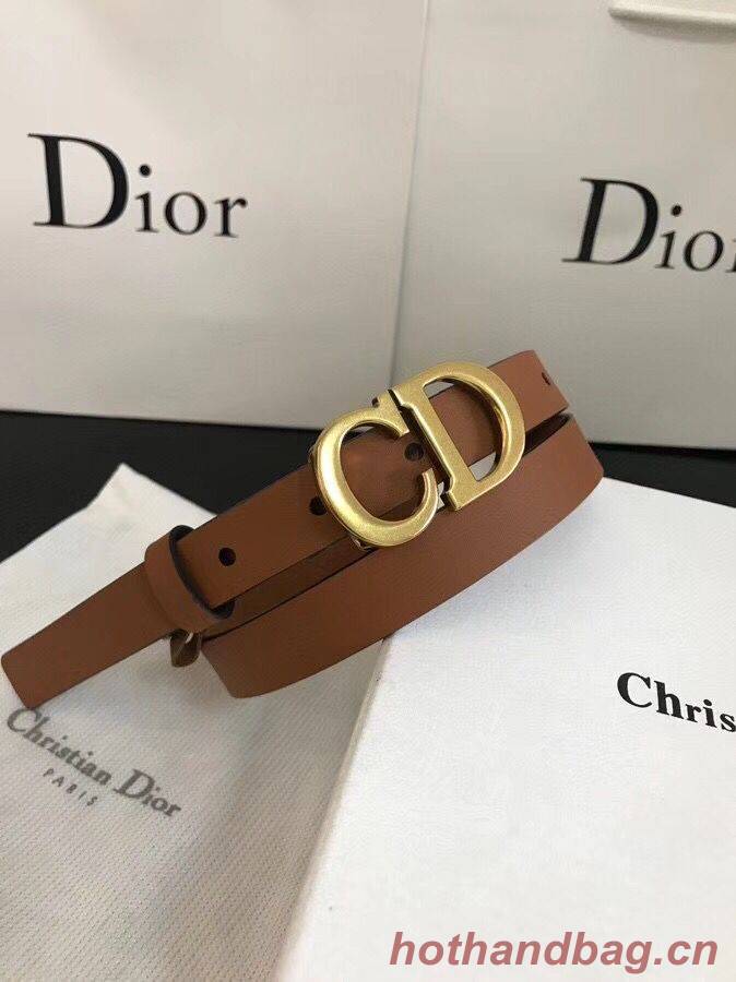 Dior Calf Leather Belt Wide with 20mm 5361 brown Dior Calf Leather Belt Wide with 20mm 5361 brown