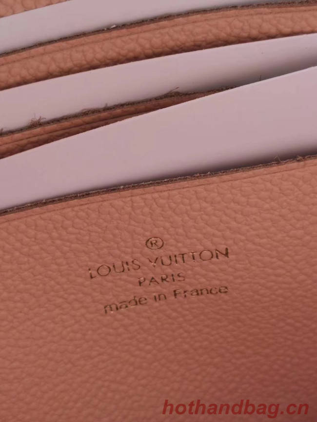 Louis Vuitton Original Monogram Empreinte Clutch bag MELANIE M68705 pink