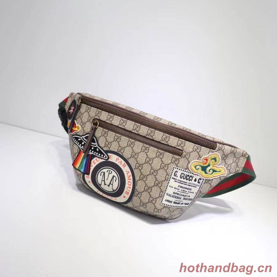 Gucci Night Courrier soft GG Supreme Original Qaility belt bag 529711 brown Gucci Night Courrier soft GG Supreme Original Qaility belt bag 529711 brown