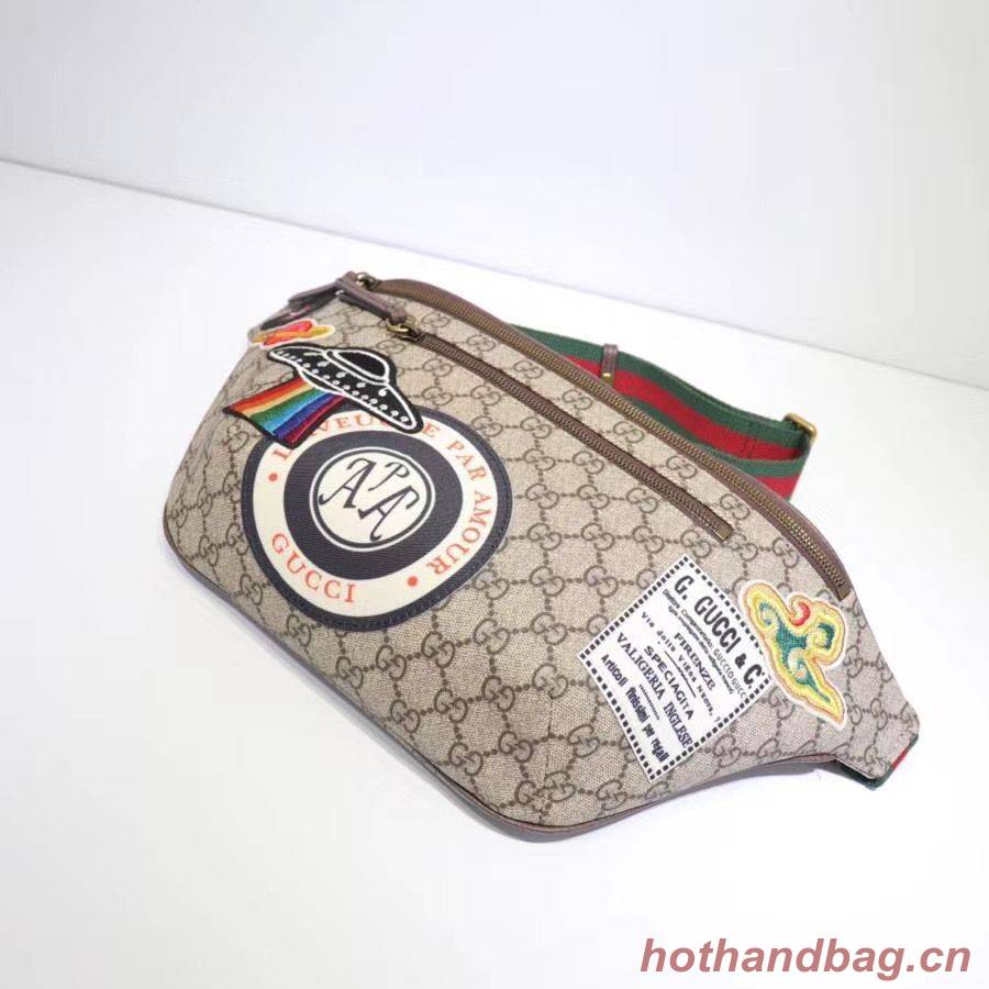 Gucci Night Courrier soft GG Supreme Original Qaility belt bag 529711 brown Gucci Night Courrier soft GG Supreme Original Qaility belt bag 529711 brown