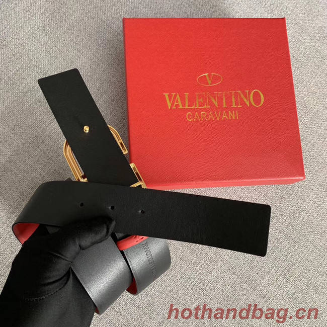Valentino Leather Belt wide 4.0CM 3598 red