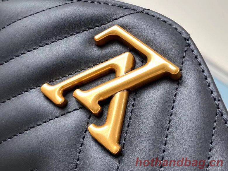 LOUIS VUITTON NEW WAVE Originl Leather Shoulder Bag M56466 Black LOUIS VUITTON NEW WAVE Originl Leather Shoulder Bag M56466 Black