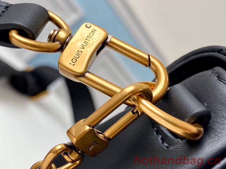 LOUIS VUITTON NEW WAVE Originl Leather Shoulder Bag M56466 Black LOUIS VUITTON NEW WAVE Originl Leather Shoulder Bag M56466 Black