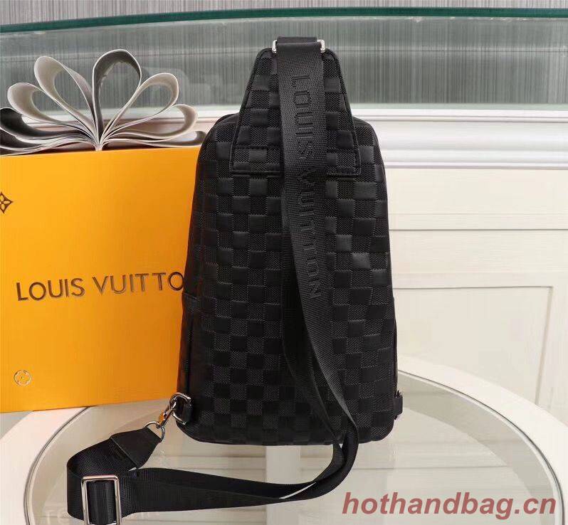 Louis Vuitton AVENUE SLING Original Leather Bag N41719 Black Louis Vuitton AVENUE SLING Original Leather Bag N41719 Black