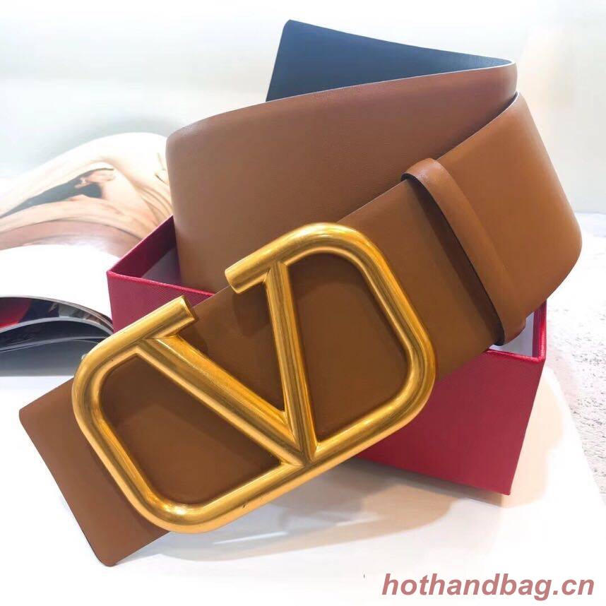Valentino Original Calf Leather Belt 7.0CM V96783 Valentino Original Calf Leather Belt 7.0CM V96783