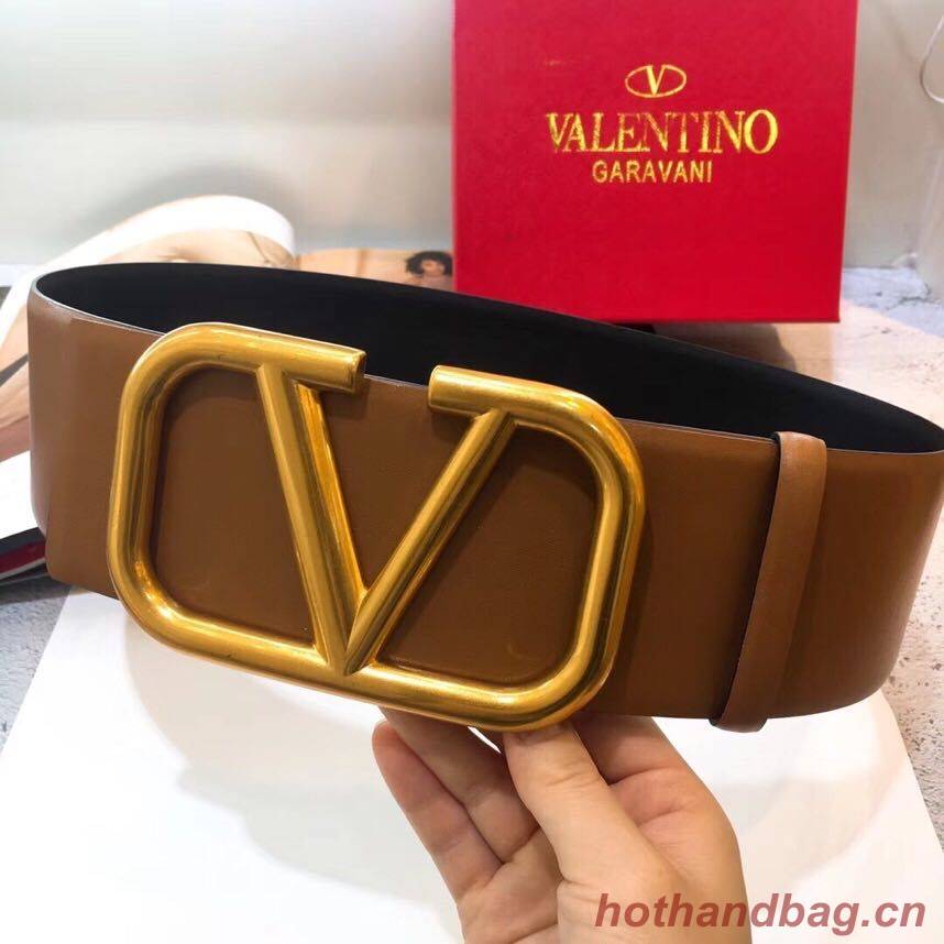 Valentino Original Calf Leather Belt 7.0CM V96783 Valentino Original Calf Leather Belt 7.0CM V96783