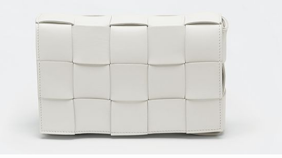 Bottega Veneta BORSA CASSETTE 578004 White Bottega Veneta BORSA CASSETTE 578004 White