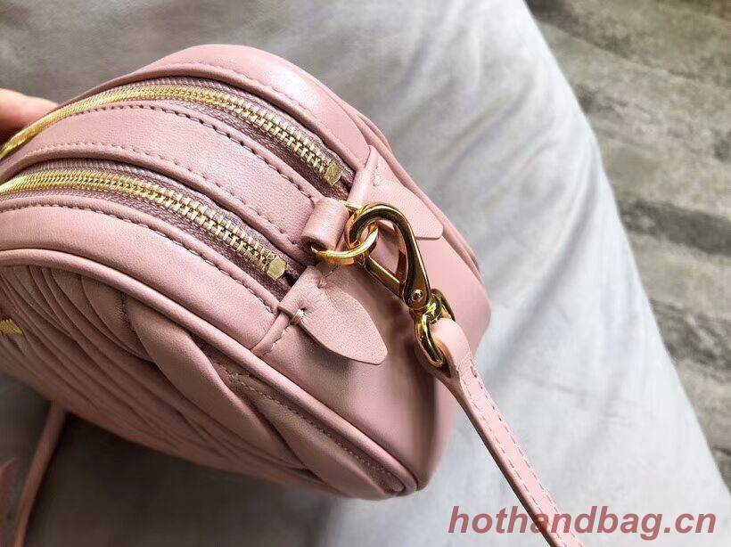 miu miu Matelasse Nappa Leather Shoulder Bag 5BH539A pink miu miu Matelasse Nappa Leather Shoulder Bag 5BH539A pink