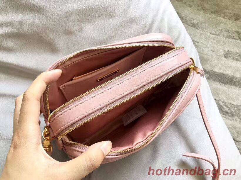 miu miu Matelasse Nappa Leather Shoulder Bag 5BH539A pink miu miu Matelasse Nappa Leather Shoulder Bag 5BH539A pink