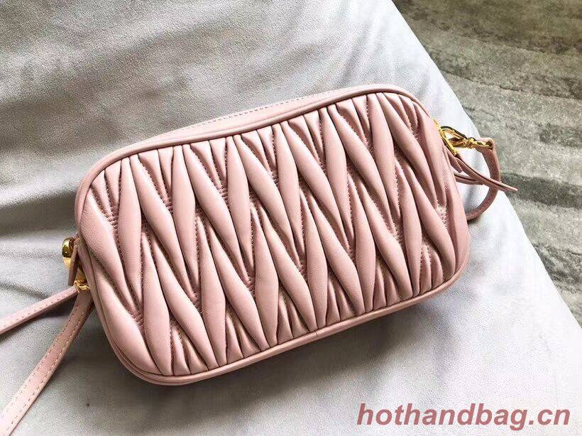 miu miu Matelasse Nappa Leather Shoulder Bag 5BH539A pink miu miu Matelasse Nappa Leather Shoulder Bag 5BH539A pink