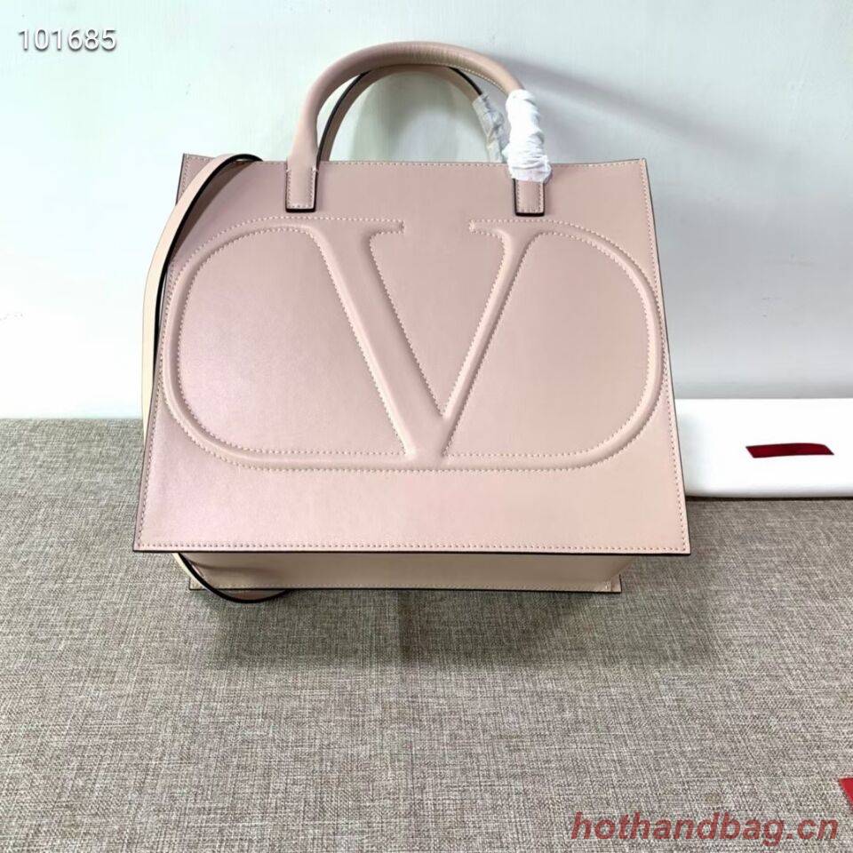 VALENTINO Origianl leather tote V2021 light pink