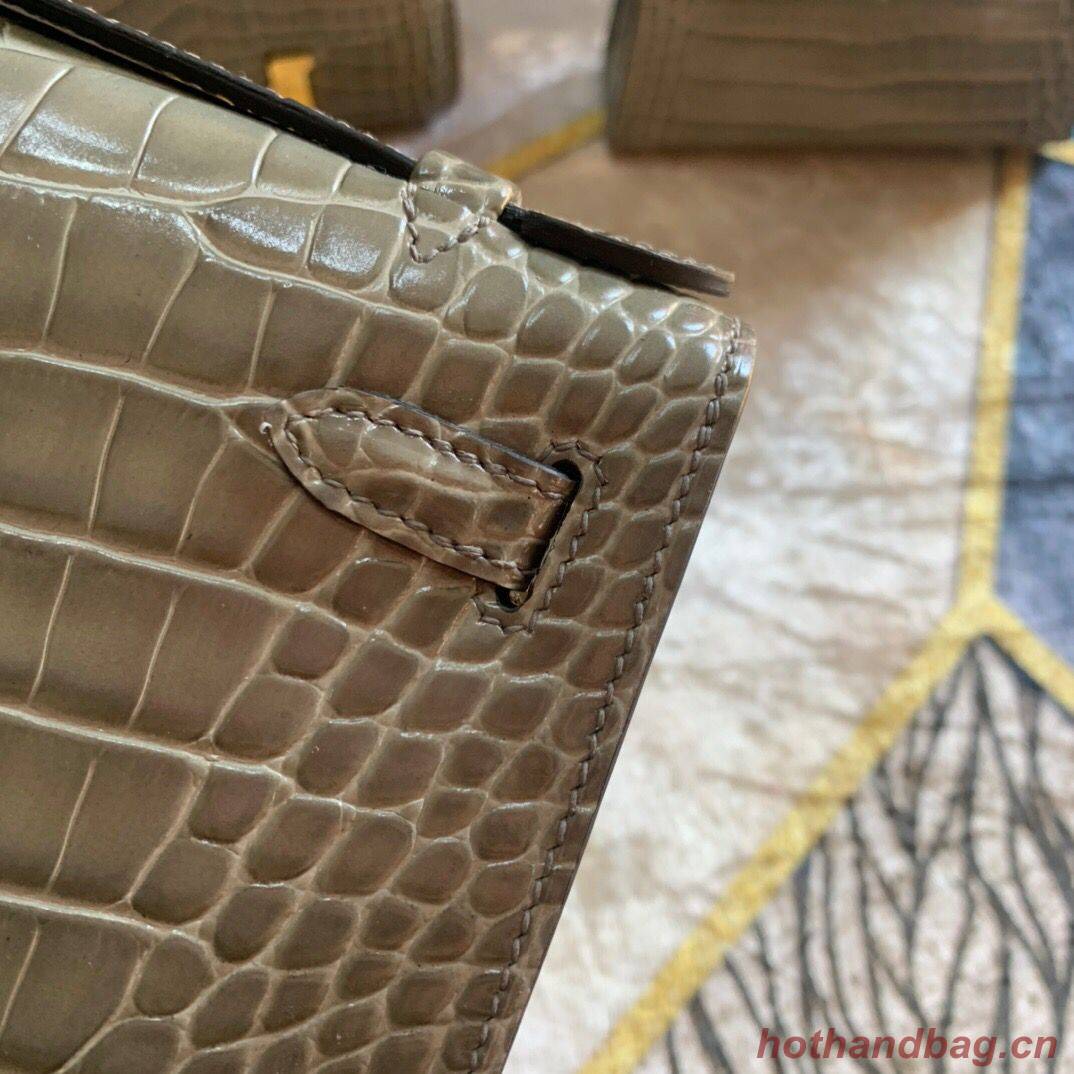 Hermes Kelly 22cm Tote Bag Original Leather KL22 gray Hermes Kelly 22cm Tote Bag Original Leather KL22 gray