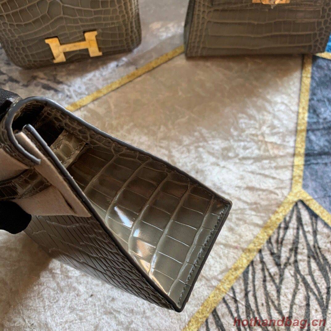 Hermes Kelly 22cm Tote Bag Original Leather KL22 gray Hermes Kelly 22cm Tote Bag Original Leather KL22 gray