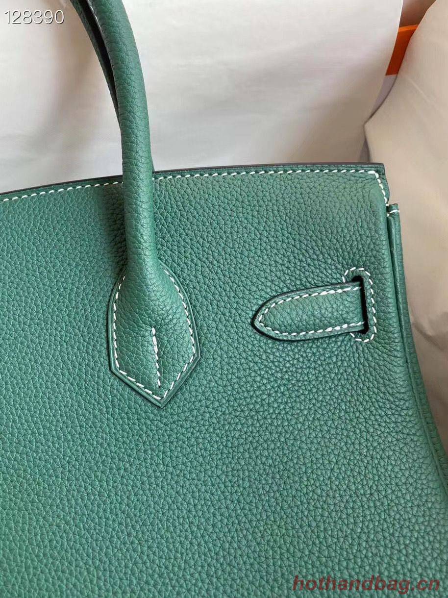Hermes Birkin Bag Original Togo Leather 17825 Green Hermes Birkin Bag Original Togo Leather 17825 Green
