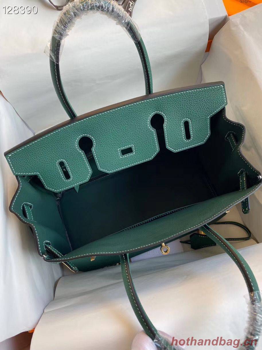 Hermes Birkin Bag Original Togo Leather 17825 Green Hermes Birkin Bag Original Togo Leather 17825 Green