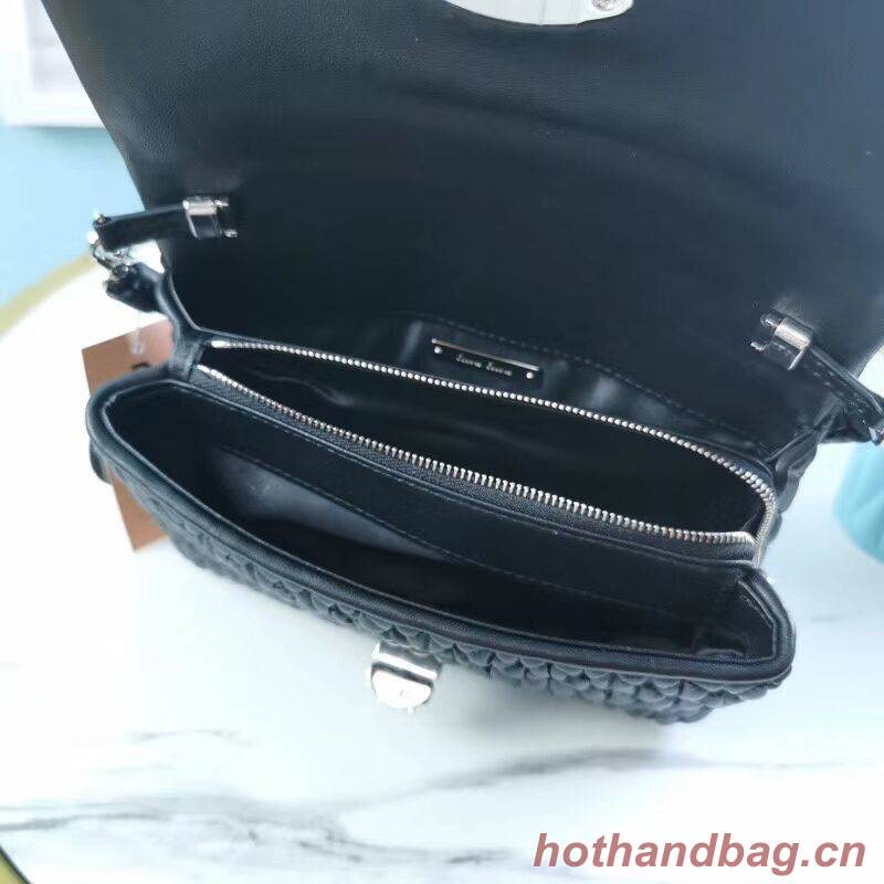 miu miu Matelasse Nappa Leather Shoulder Bag 5BP012M black miu miu Matelasse Nappa Leather Shoulder Bag 5BP012M black