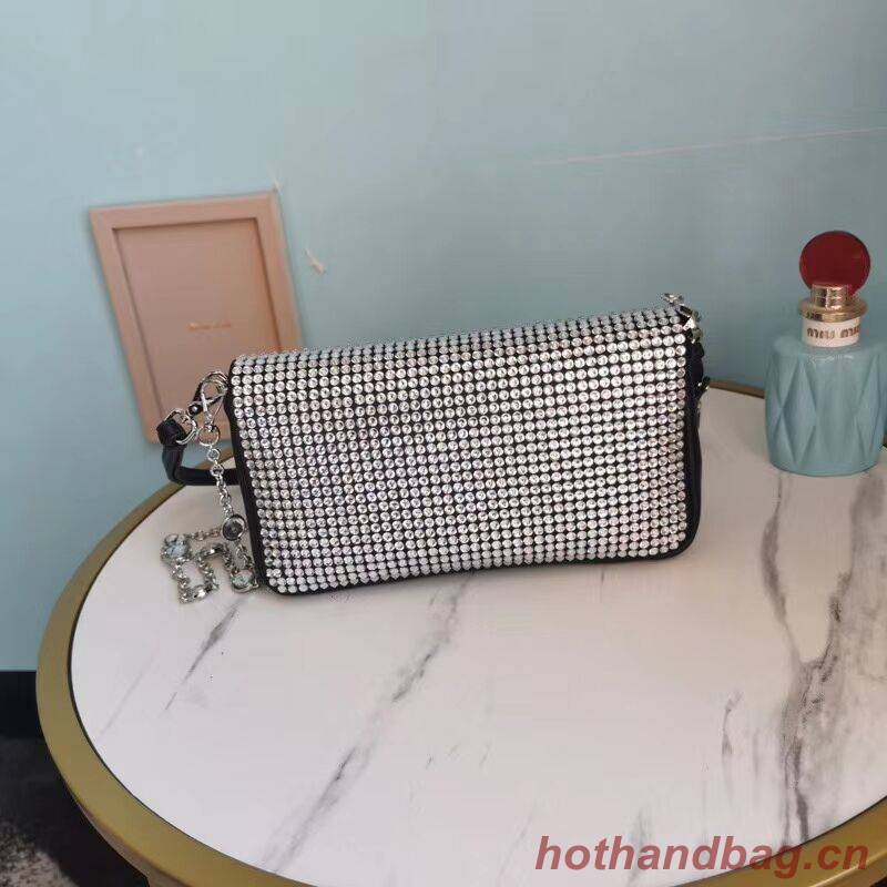 miu miu Matelasse Nappa Leather Shoulder Bag 5BT164 black miu miu Matelasse Nappa Leather Shoulder Bag 5BT164 black