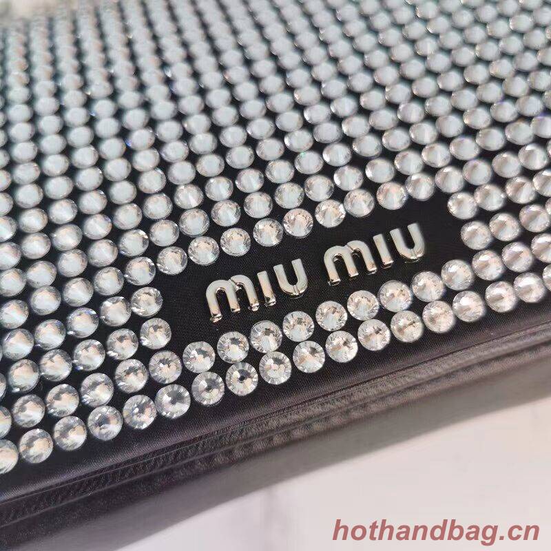 miu miu Matelasse Nappa Leather Shoulder Bag 5BT164 black miu miu Matelasse Nappa Leather Shoulder Bag 5BT164 black
