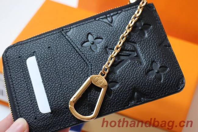 Louis Vuitton Original Monogram Empreinte Wallet M69421 black