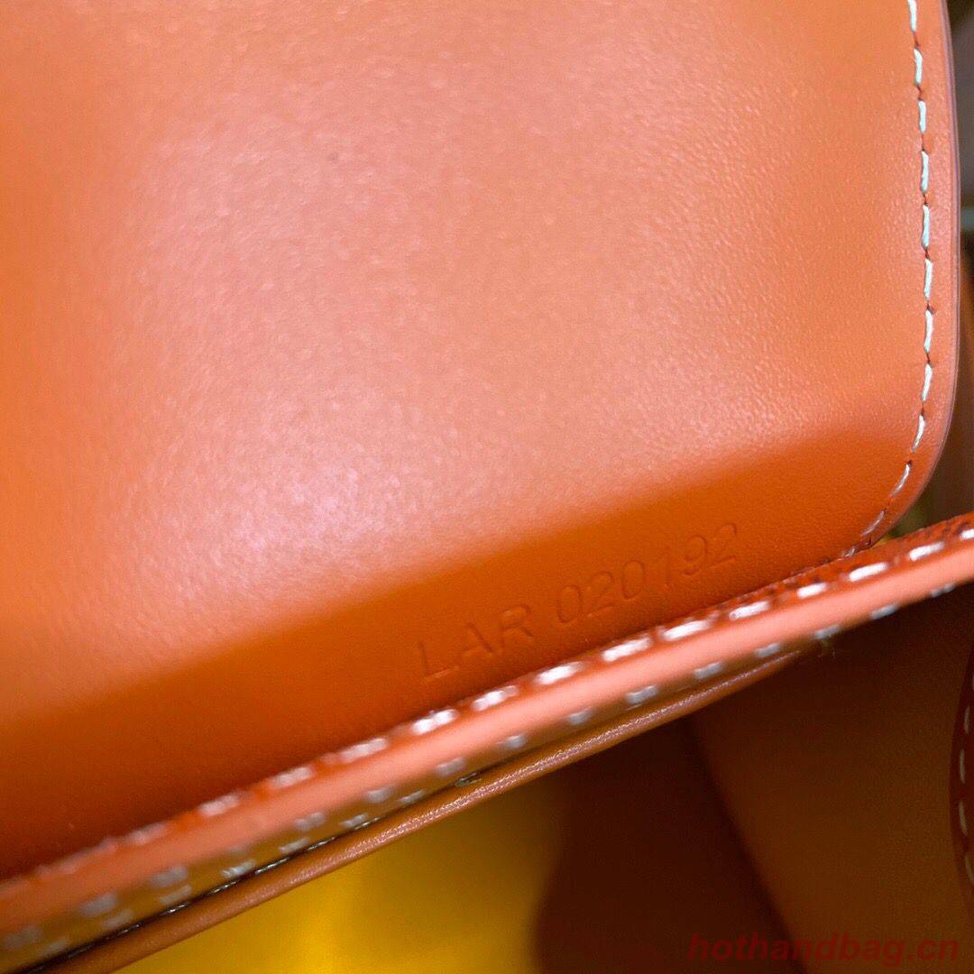 Goyard mini saigon tote bag 55632 Orange Goyard mini saigon tote bag 55632 Orange
