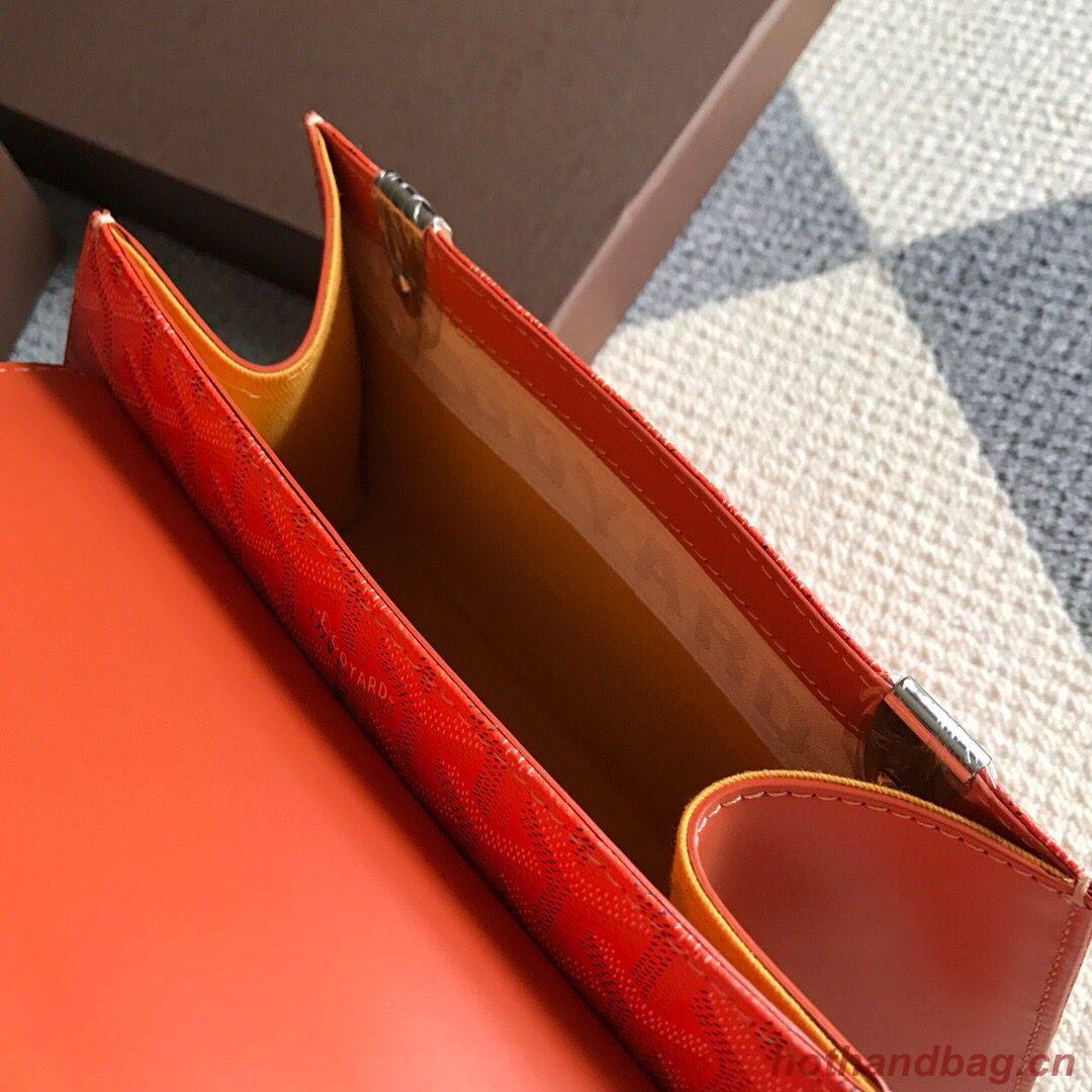 Goyard mini saigon tote bag 55633 Orange Goyard mini saigon tote bag 55633 Orange
