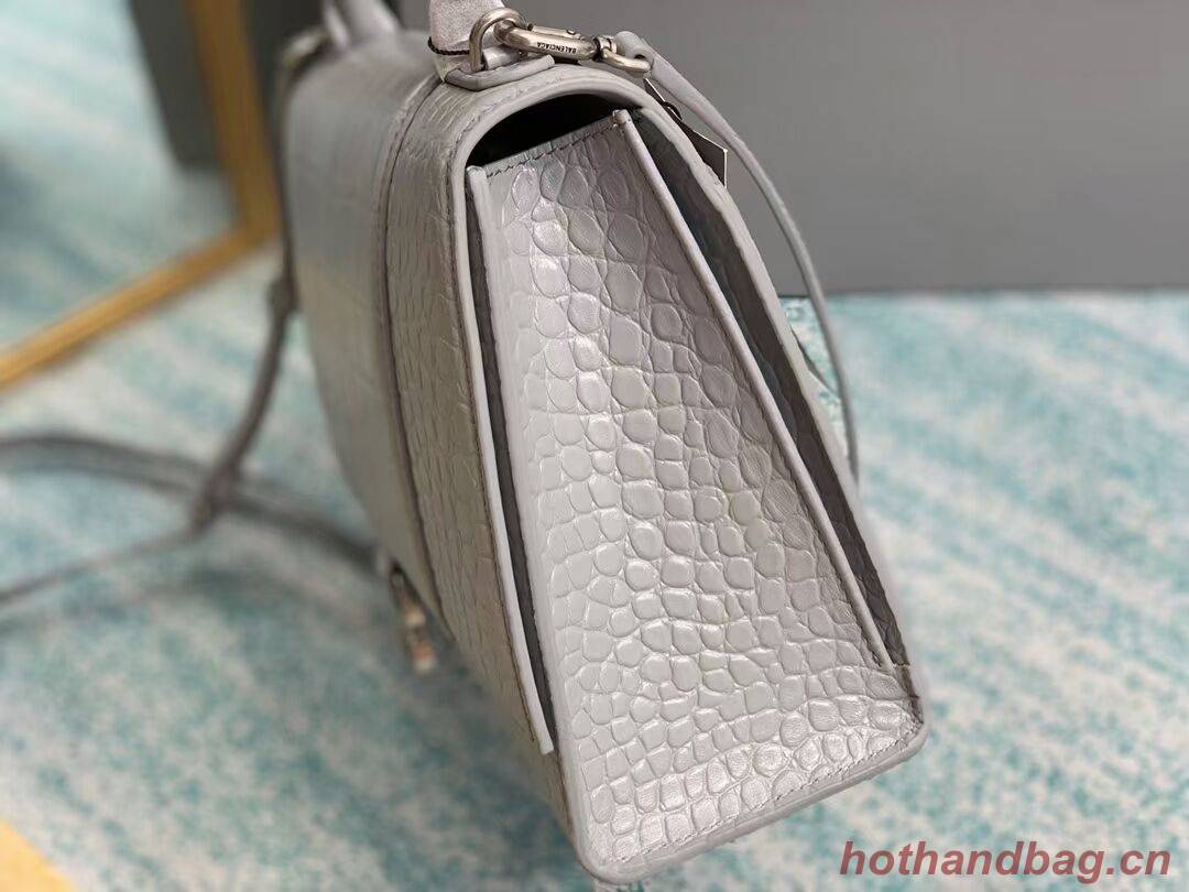 Balenciaga HOURGLASS MEDIUM TOP HANDLE BAG B108892E grey Balenciaga HOURGLASS MEDIUM TOP HANDLE BAG B108892E grey