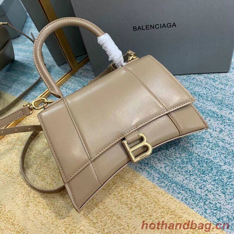 Balenciaga HOURGLASS SMALL TOP HANDLE BAG B108895-1 apricot Balenciaga HOURGLASS SMALL TOP HANDLE BAG B108895-1 apricot
