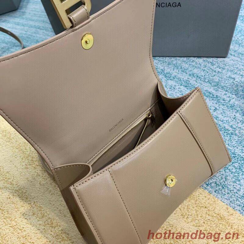 Balenciaga HOURGLASS SMALL TOP HANDLE BAG B108895-1 apricot Balenciaga HOURGLASS SMALL TOP HANDLE BAG B108895-1 apricot
