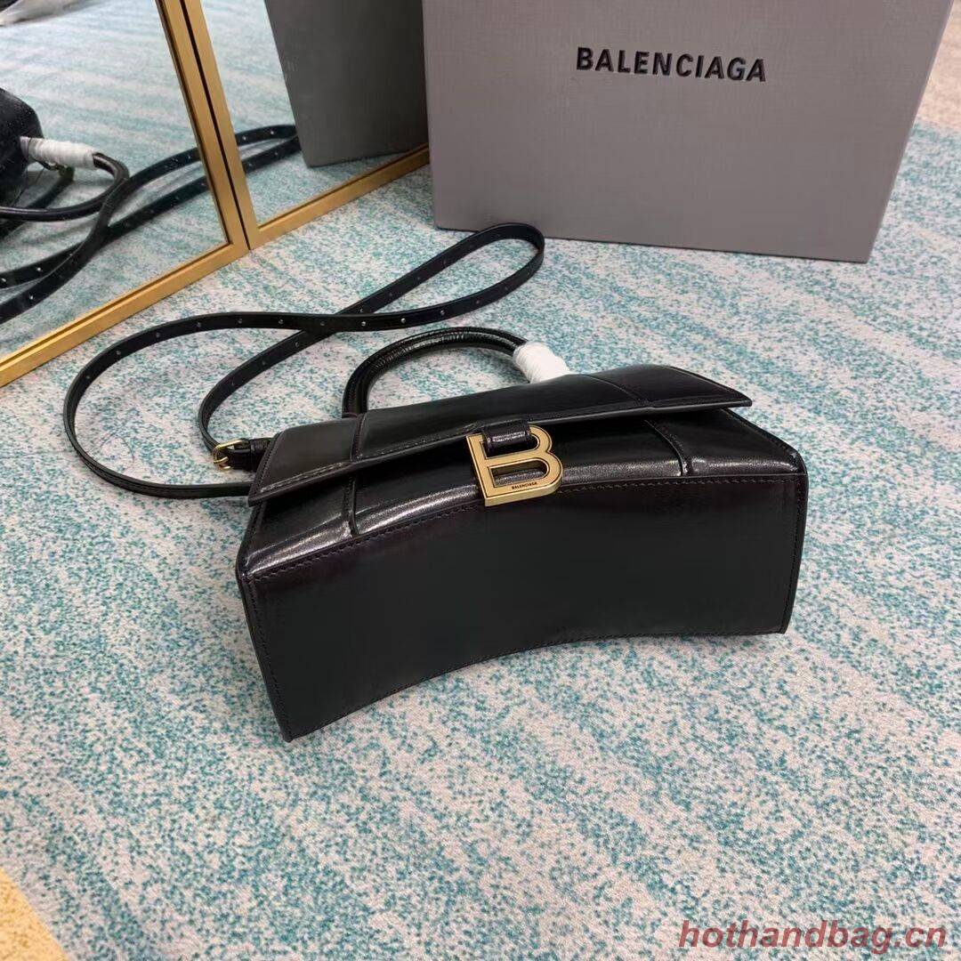Balenciaga HOURGLASS SMALL TOP HANDLE BAG B108895-1 black Balenciaga HOURGLASS SMALL TOP HANDLE BAG B108895-1 black
