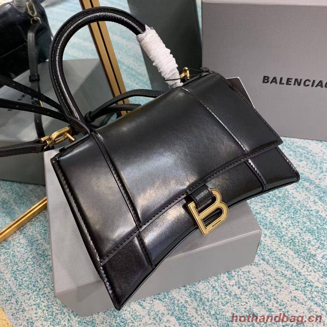 Balenciaga HOURGLASS SMALL TOP HANDLE BAG B108895-1 black Balenciaga HOURGLASS SMALL TOP HANDLE BAG B108895-1 black
