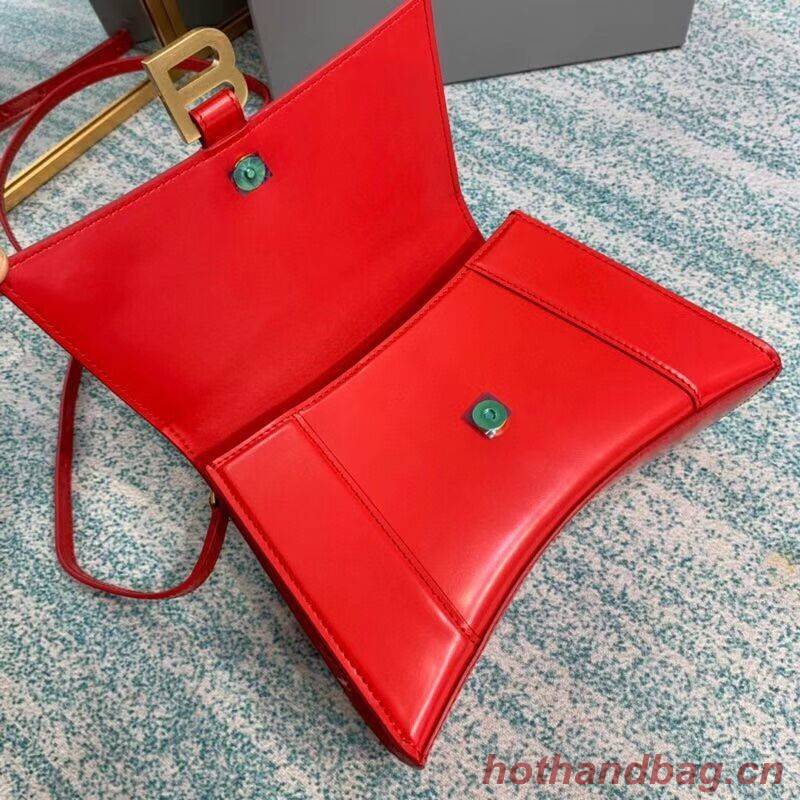 Balenciaga HOURGLASS SMALL TOP HANDLE BAG B108895-1 red Balenciaga HOURGLASS SMALL TOP HANDLE BAG B108895-1 red