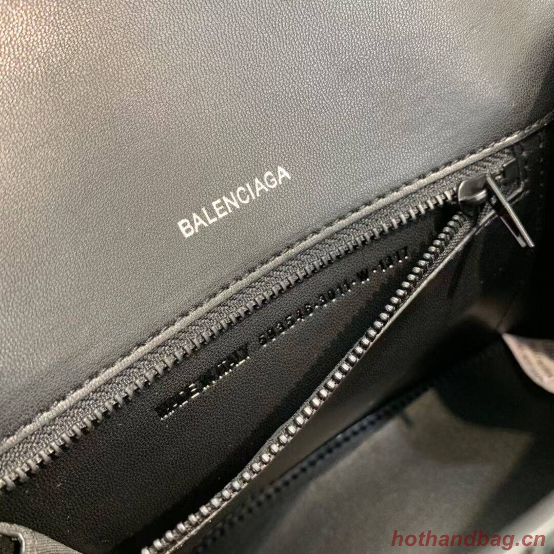 Balenciaga HOURGLASS SMALL TOP HANDLE BAG crocodile embossed calfskin B108895F Balenciaga HOURGLASS SMALL TOP HANDLE BAG crocodile embossed calfskin B108895F