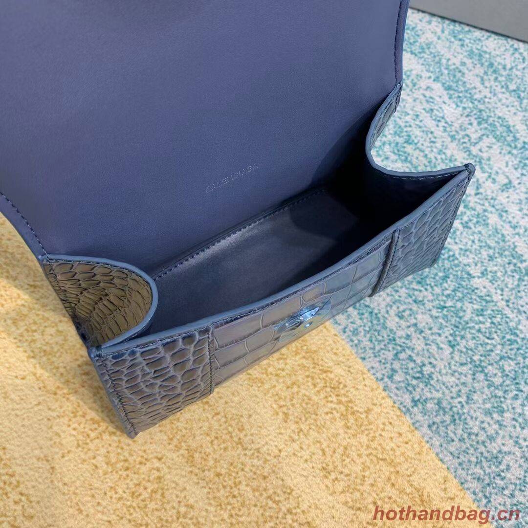 Balenciaga Hourglass XS Top Handle Bag 28331S blue Balenciaga Hourglass XS Top Handle Bag 28331S blue