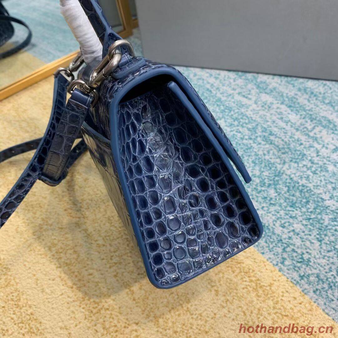 Balenciaga Hourglass XS Top Handle Bag 28331S blue Balenciaga Hourglass XS Top Handle Bag 28331S blue