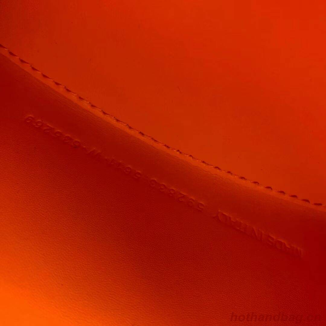 Balenciaga Hourglass XS Top Handle Bag 28331S orang Balenciaga Hourglass XS Top Handle Bag 28331S orang