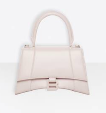 Balenciaga Hourglass XS Top Handle Bag shiny box calfskin 28331 LIGHT ROSE Balenciaga Hourglass XS Top Handle Bag shiny box calfskin 28331 LIGHT ROSE