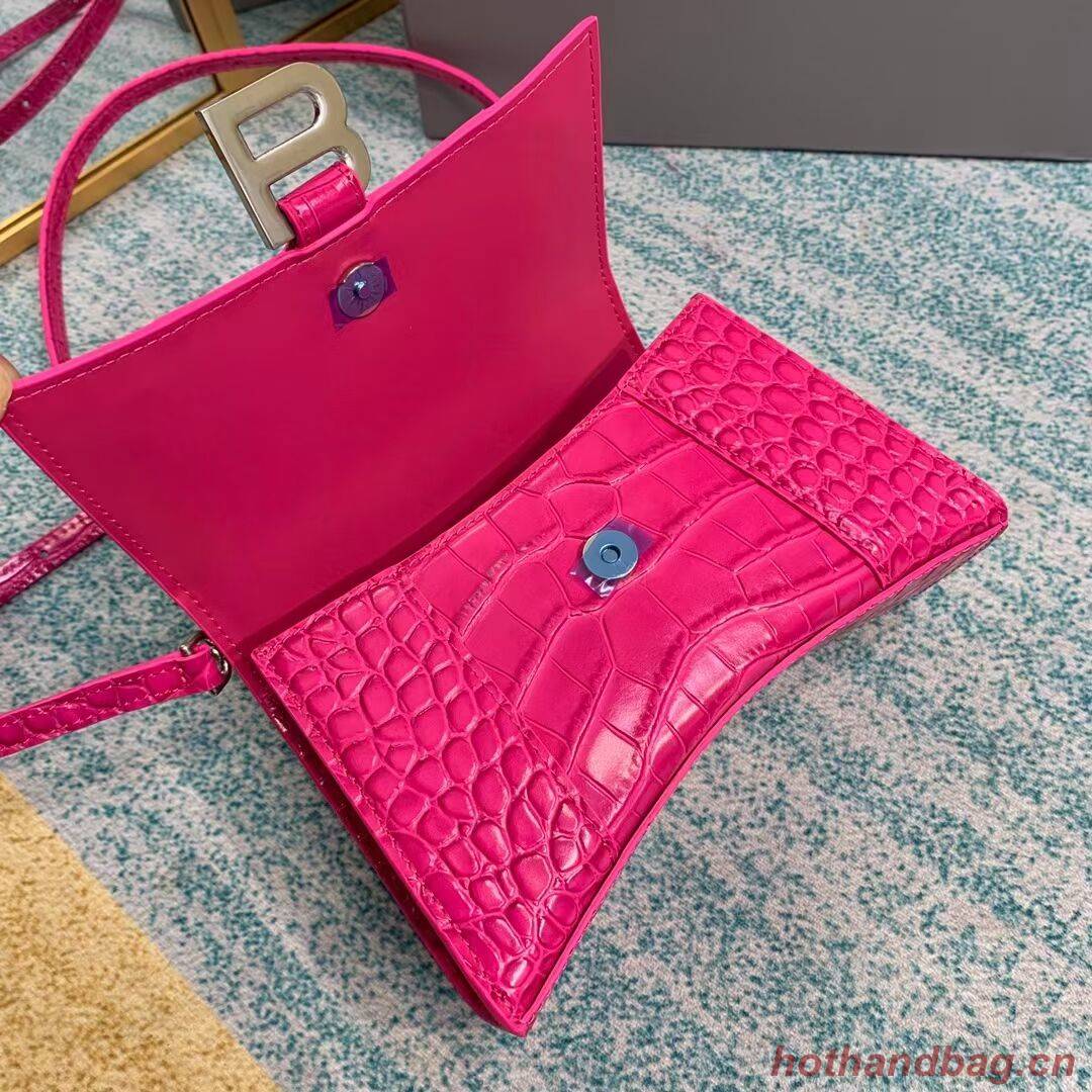 Balenciaga Hourglass XS Top Handle Bag 28331S neon pink Balenciaga Hourglass XS Top Handle Bag 28331S neon pink